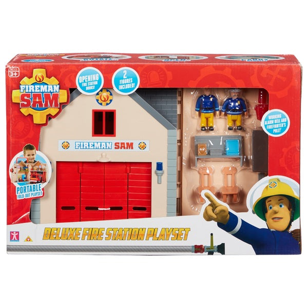 Fireman Sam Playset Deluxe Fire Station