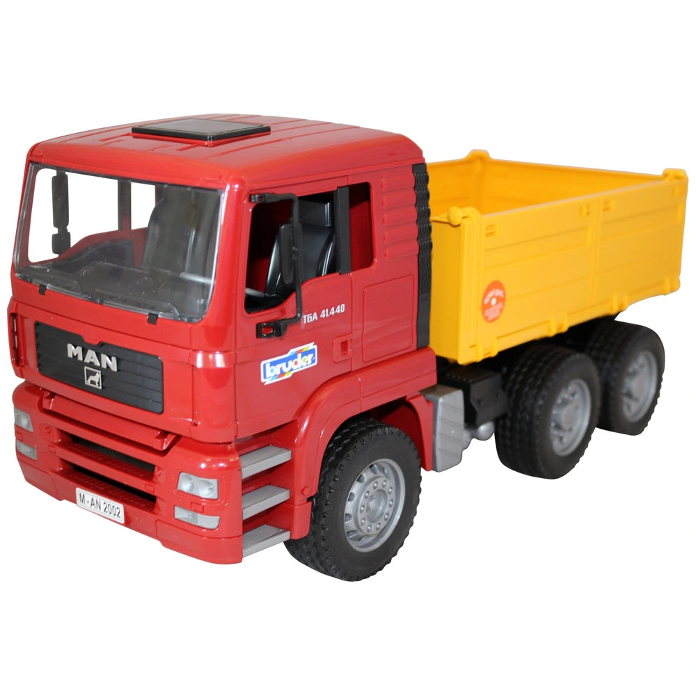 Bruder Toy Man Tga Construction Truck With Liebherr Excavator