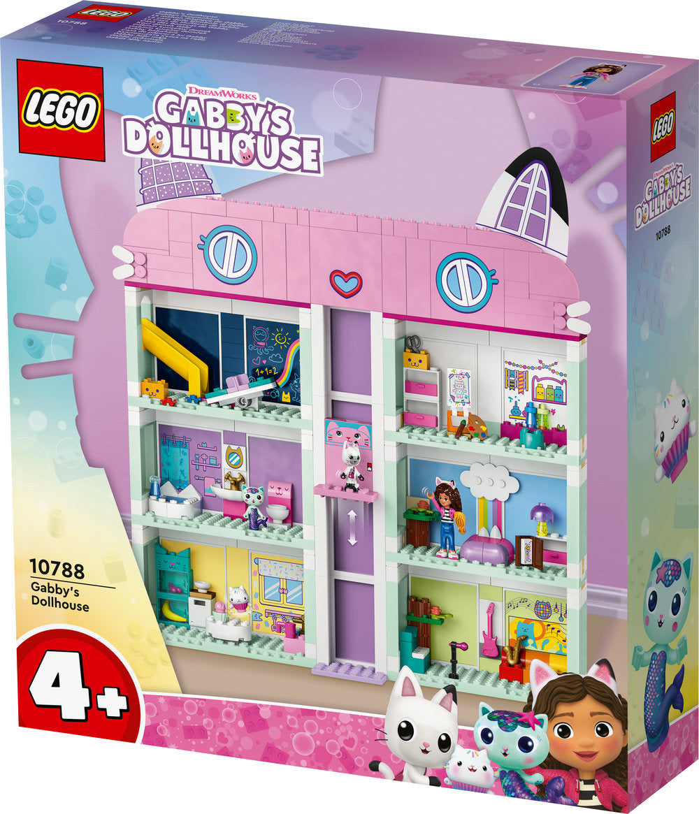 Lego® Gabby’s Dollhouse 10788 Building Toy Set (498 Pieces)