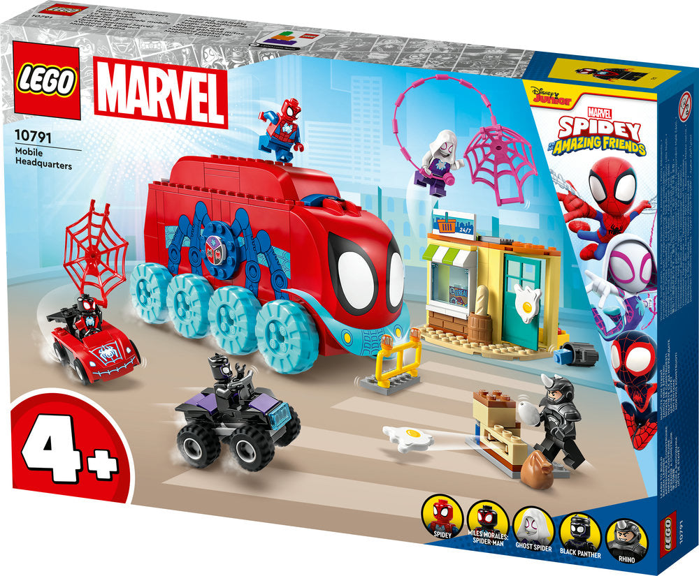 Lego® Marvel Team Spidey's Mobile Headquarters 10791 Building Toy Set (187 Pieces)