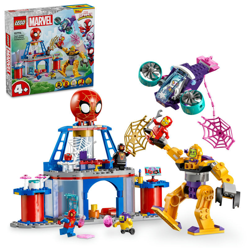 Lego® 4+ Team Spidey Web Spinner Headquarters 10794