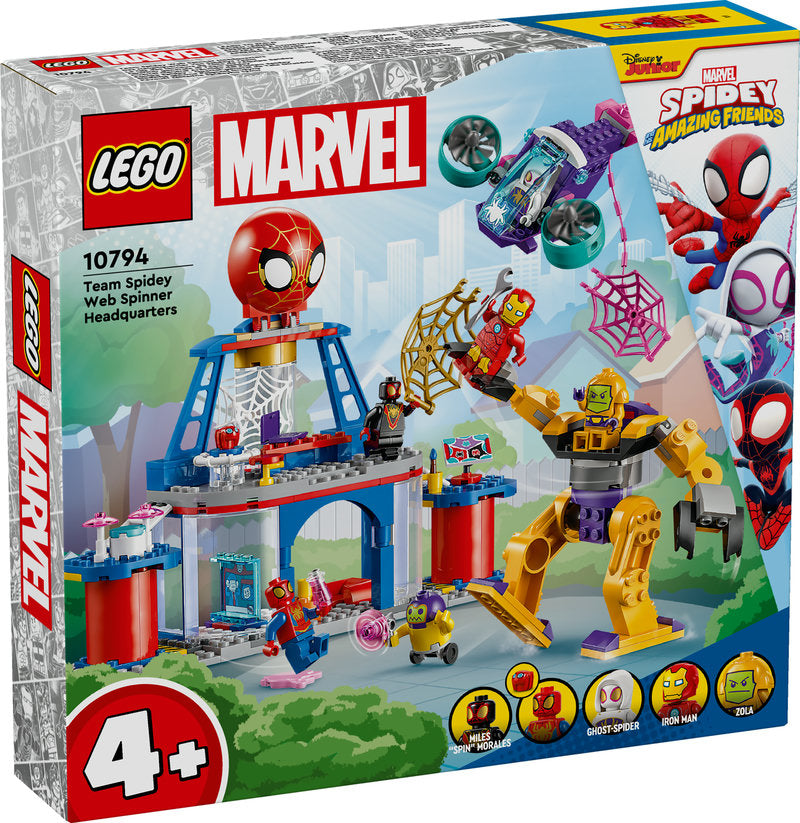 Lego® 4+ Team Spidey Web Spinner Headquarters 10794