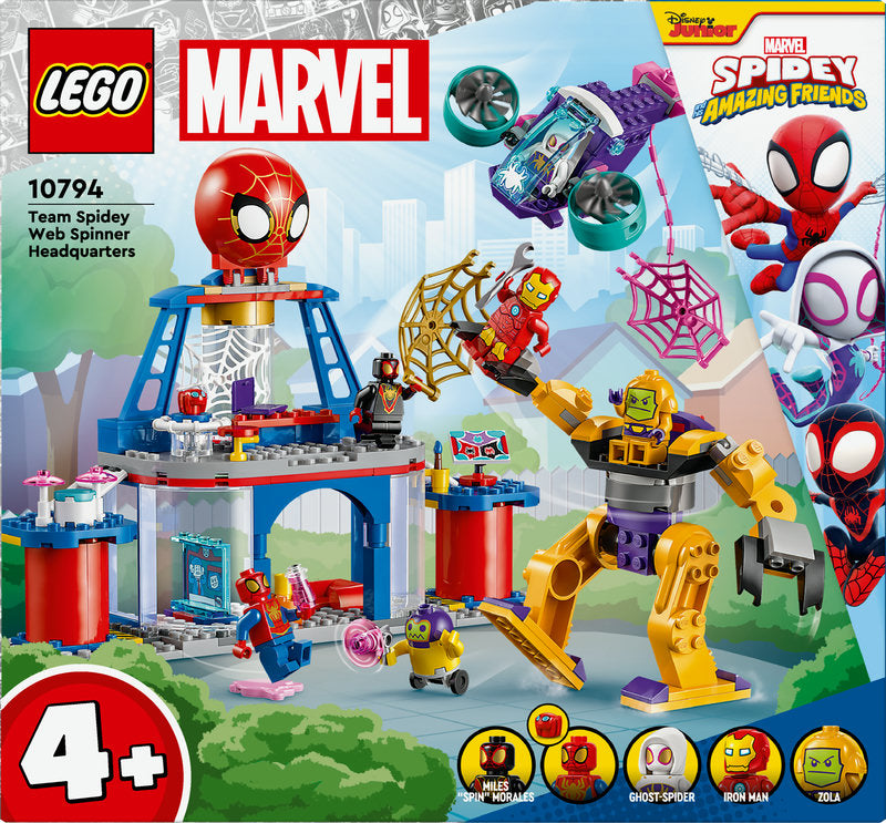 Lego® 4+ Team Spidey Web Spinner Headquarters 10794