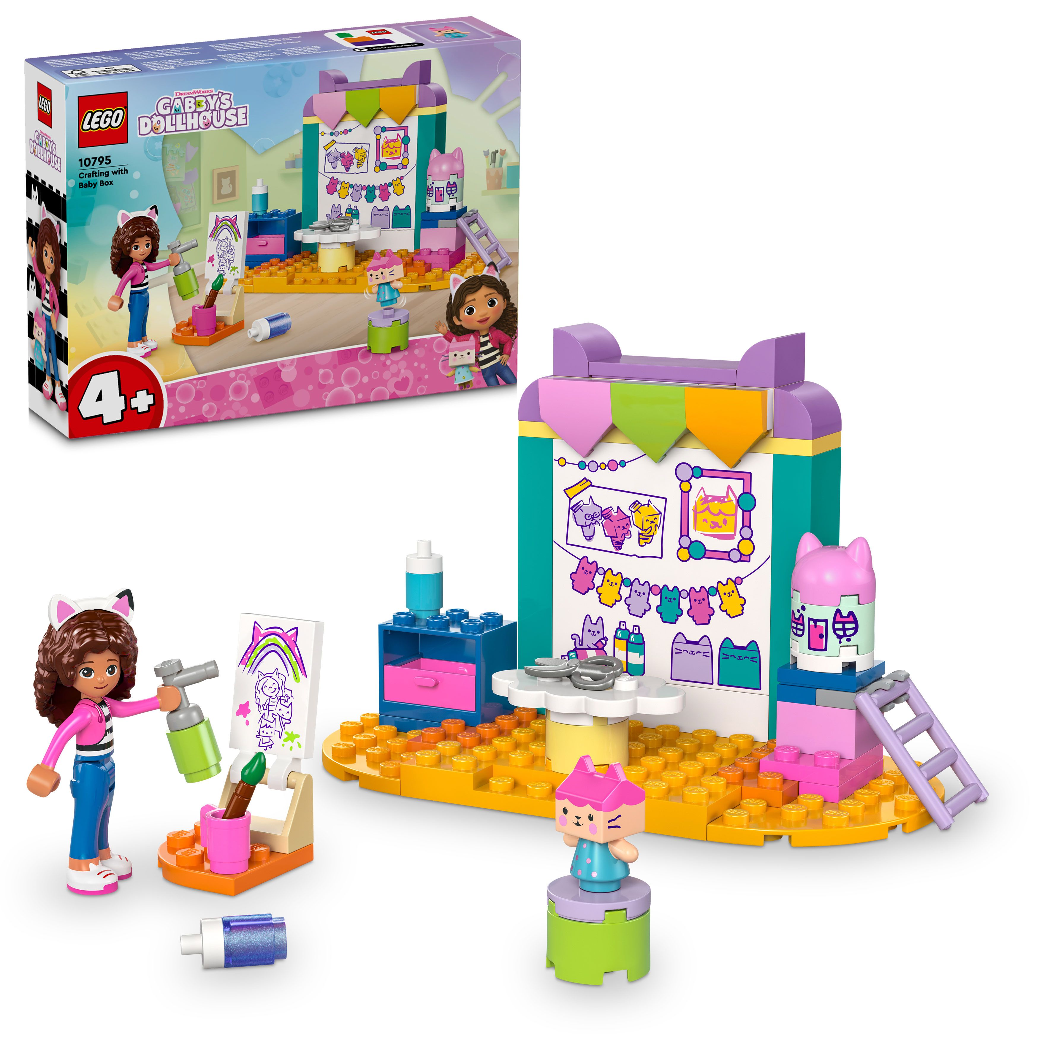 Lego® Gabby’s Dollhouse Crafting With Baby Box Toy 10795