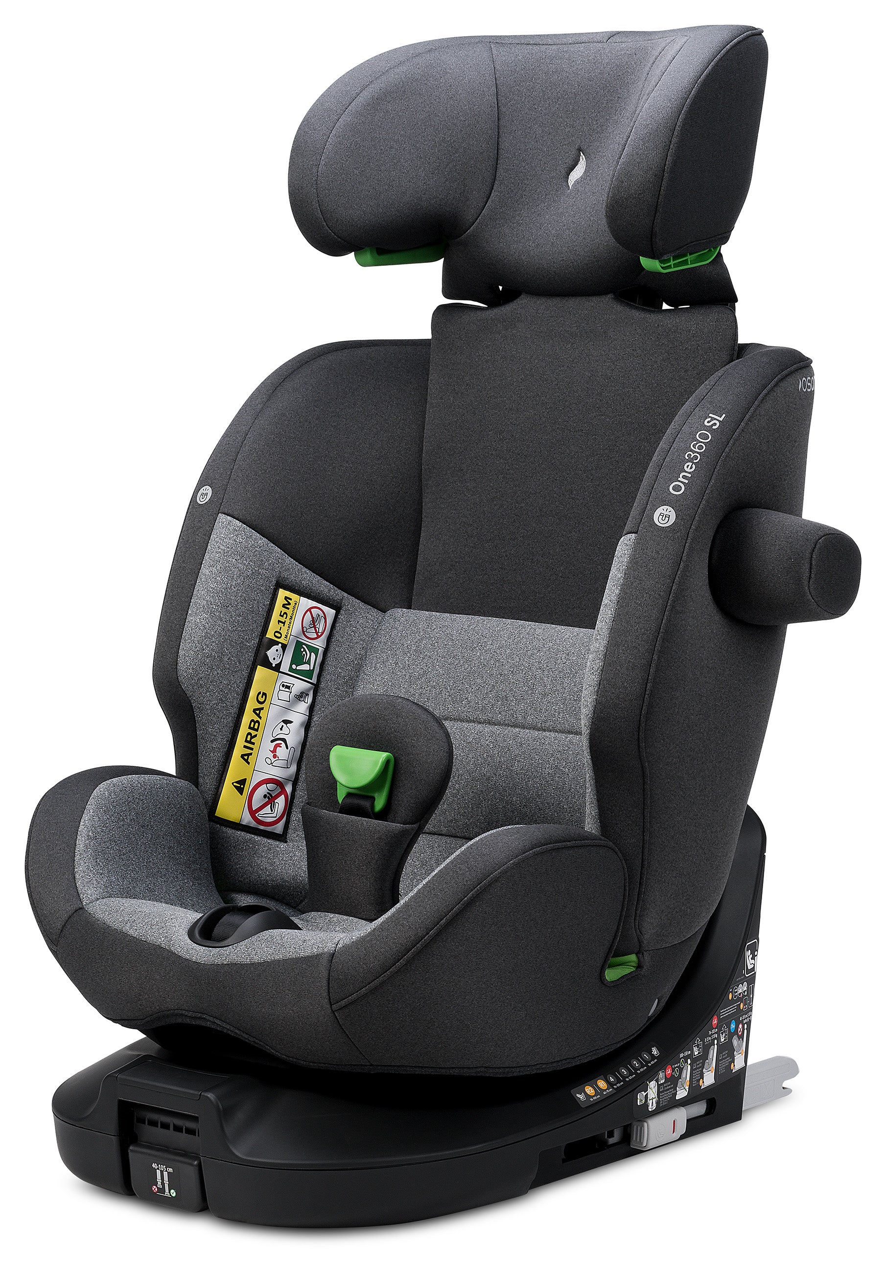 Osann One 360 Sl R129 I-Size Car Seat Grey