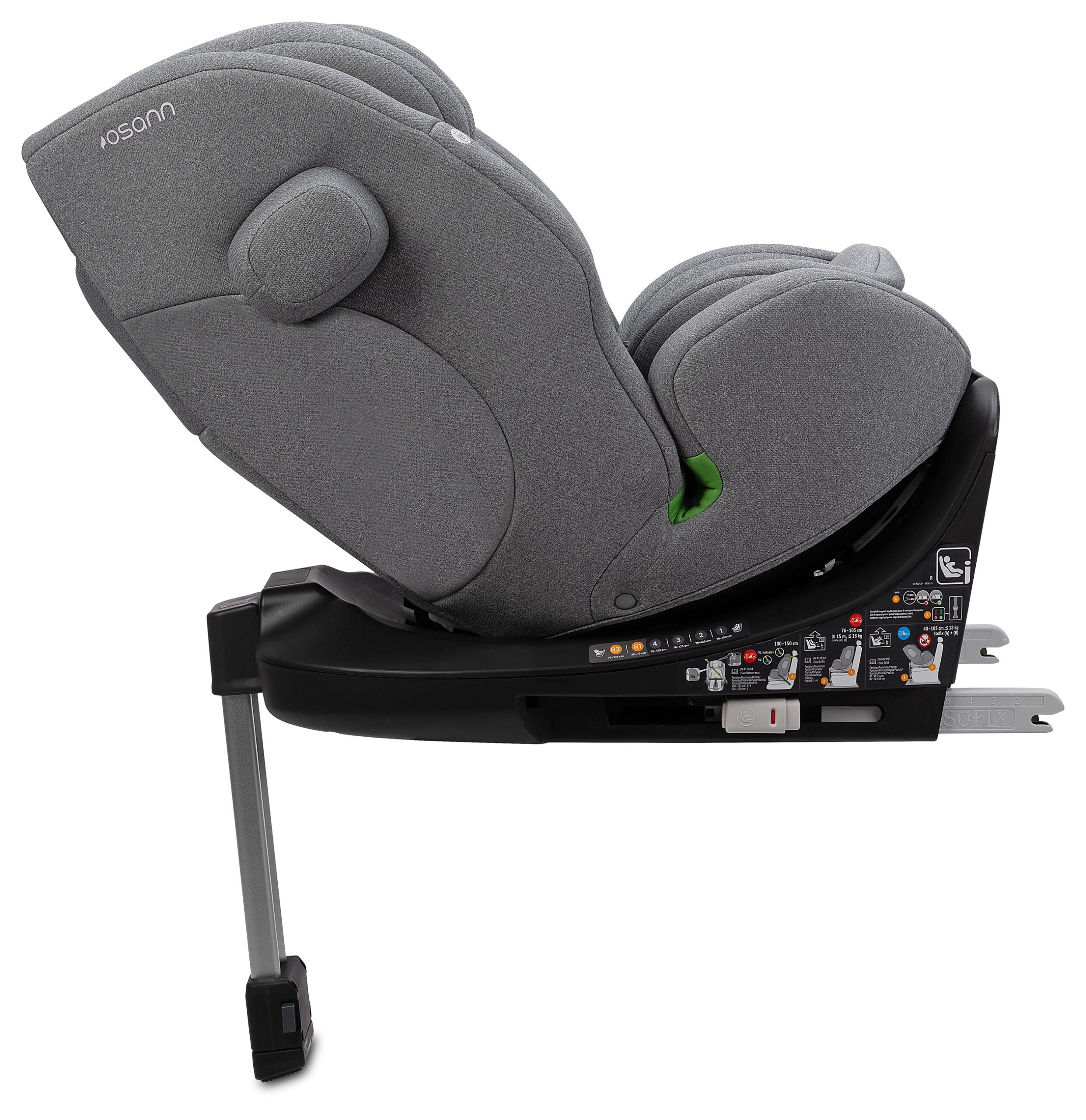 Osann One 360 Sl R129 I-Size Car Seat – Iron Grey