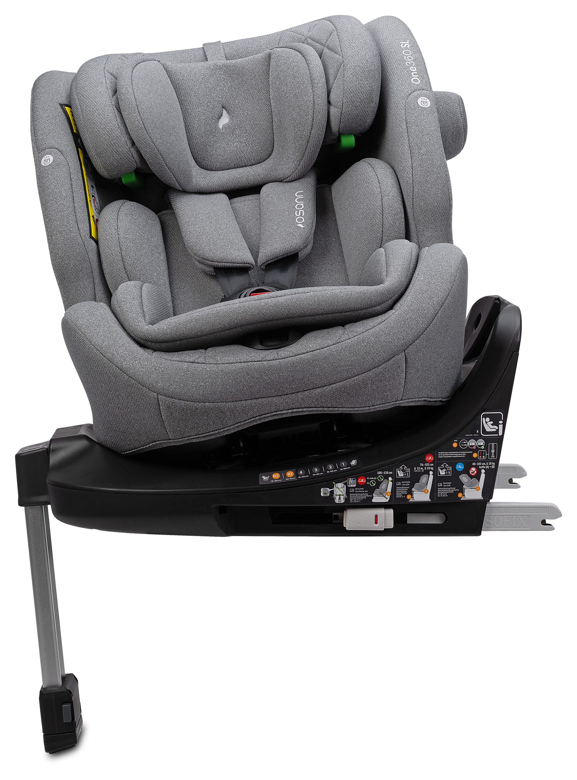Osann One 360 Sl R129 I-Size Car Seat – Iron Grey