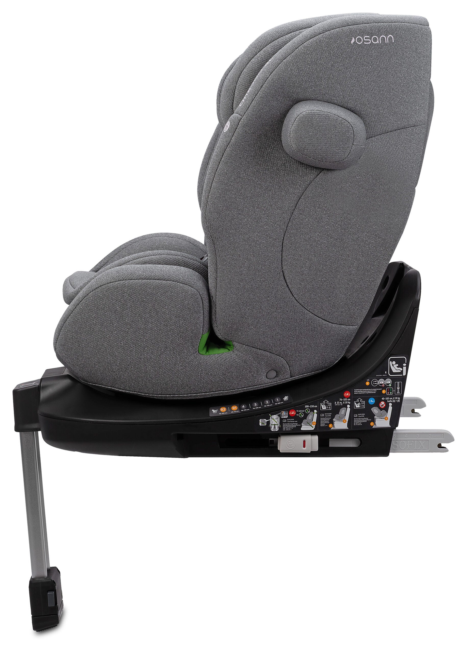 Osann One 360 Sl R129 I-Size Car Seat – Iron Grey