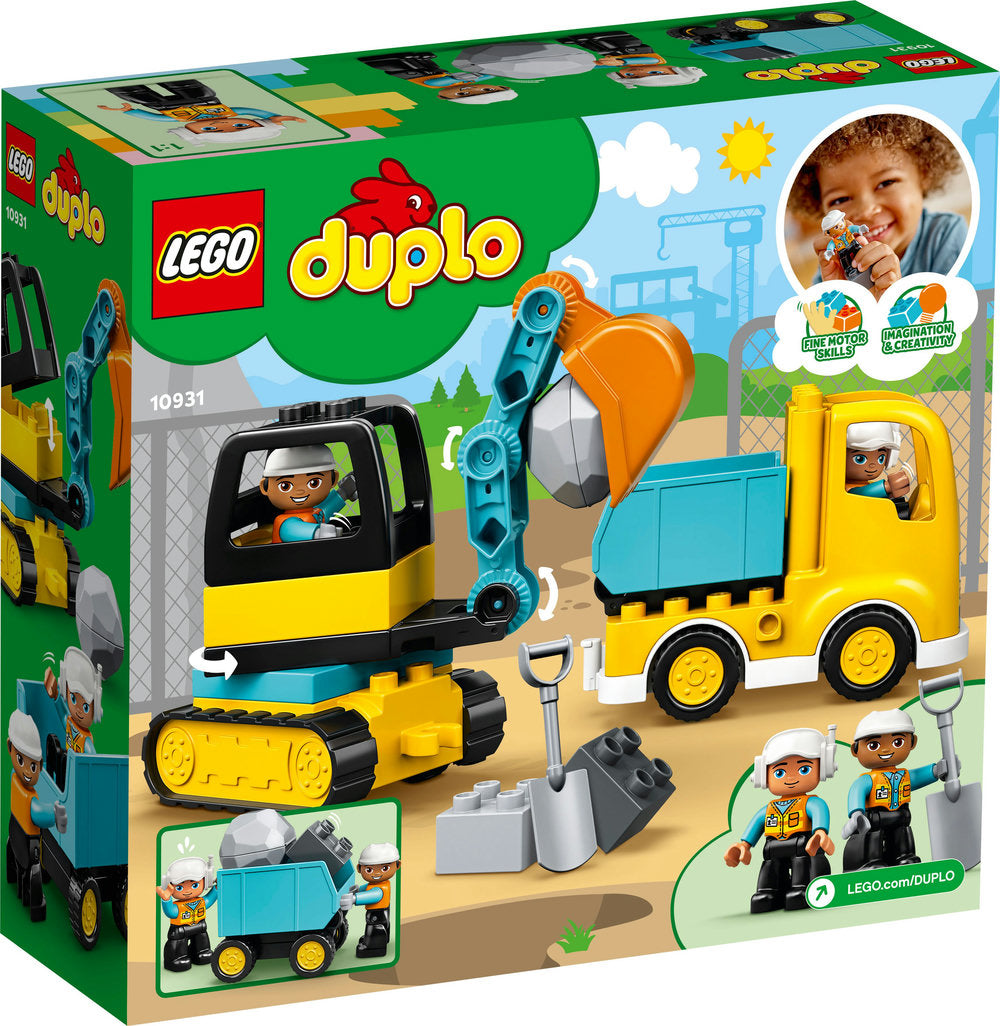 Lego 10931 Duplo Town Truck & Tracked Excavator Toy