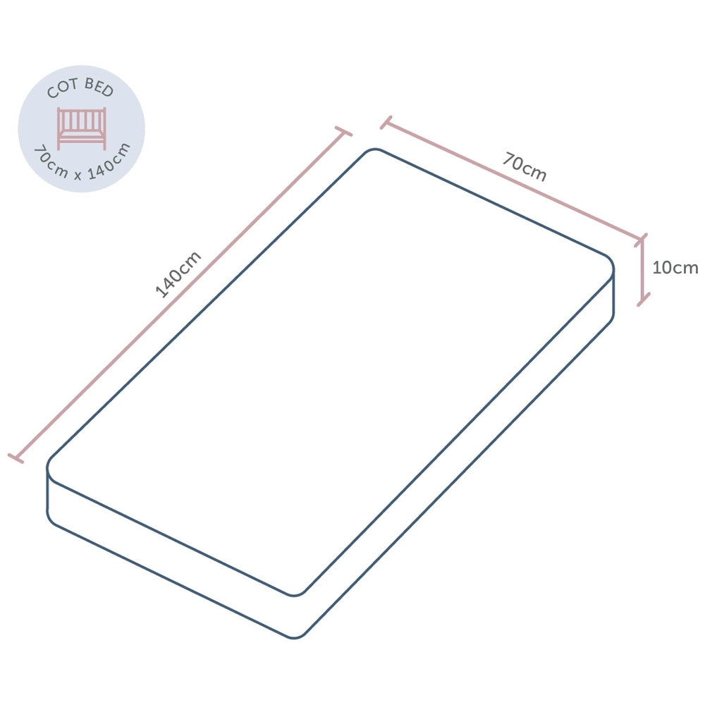 Baby Elegance Eco Fibre Cot Bed Mattress