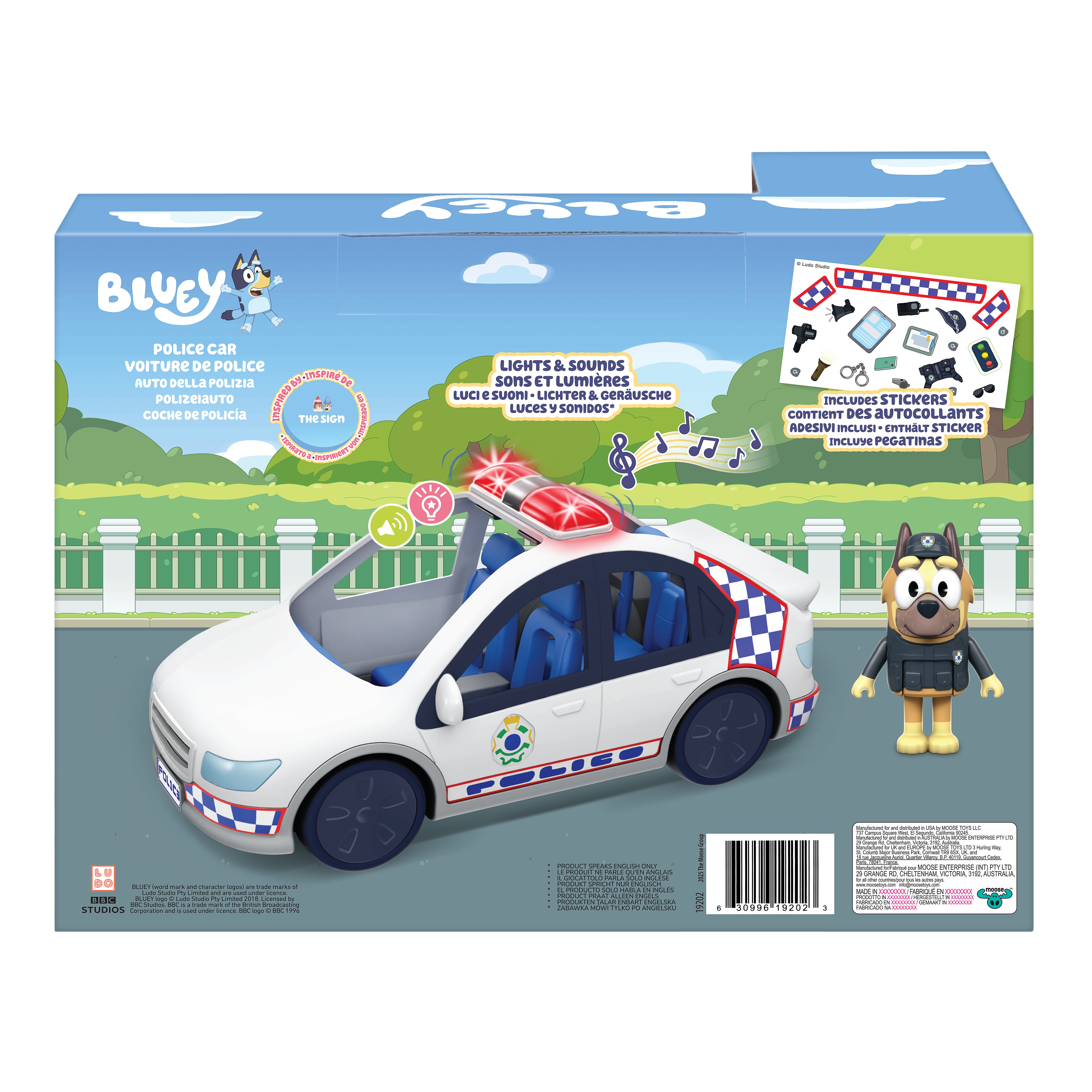 Bluey Police Car