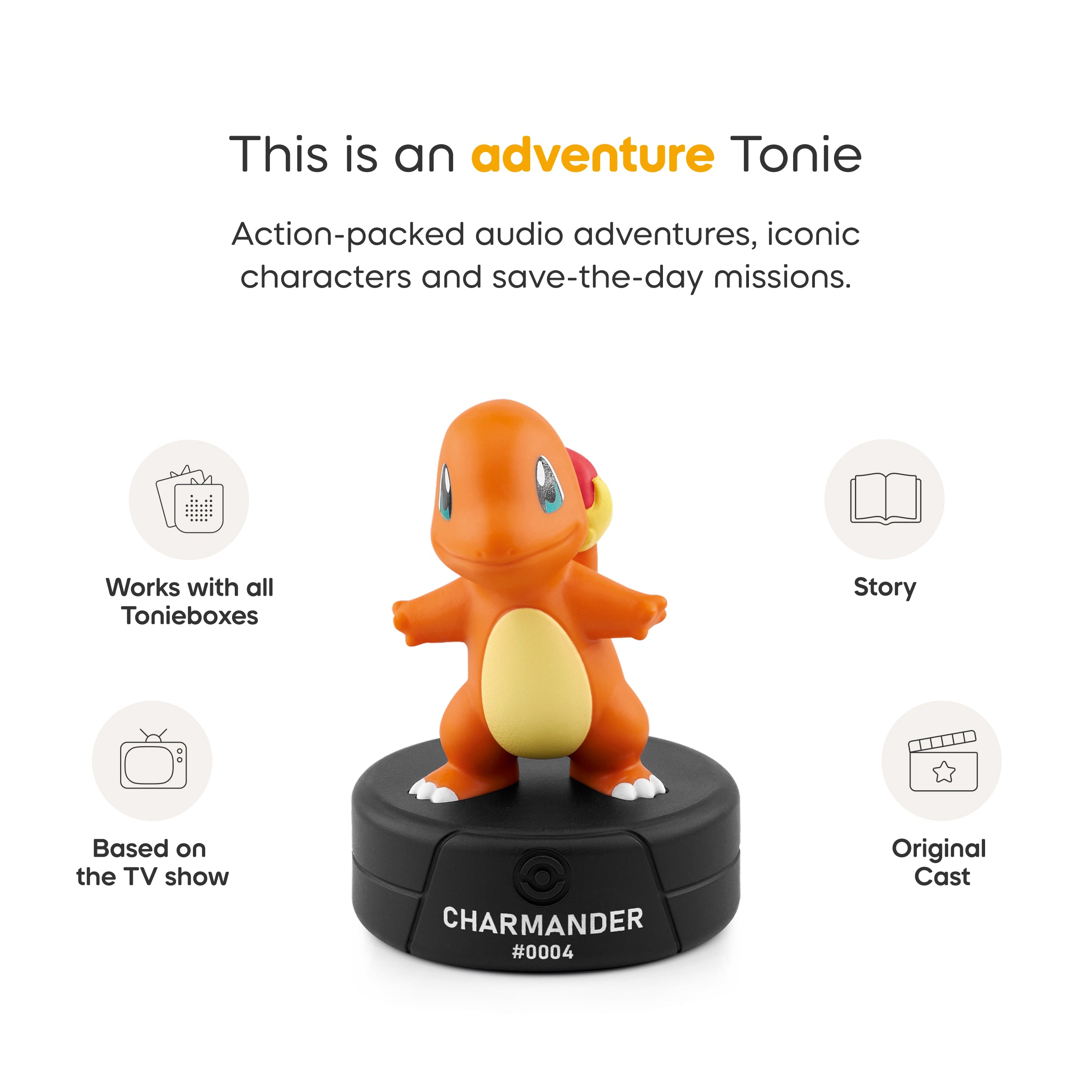 Tonies Pokémon Charmander Tonie Figure Audio Character