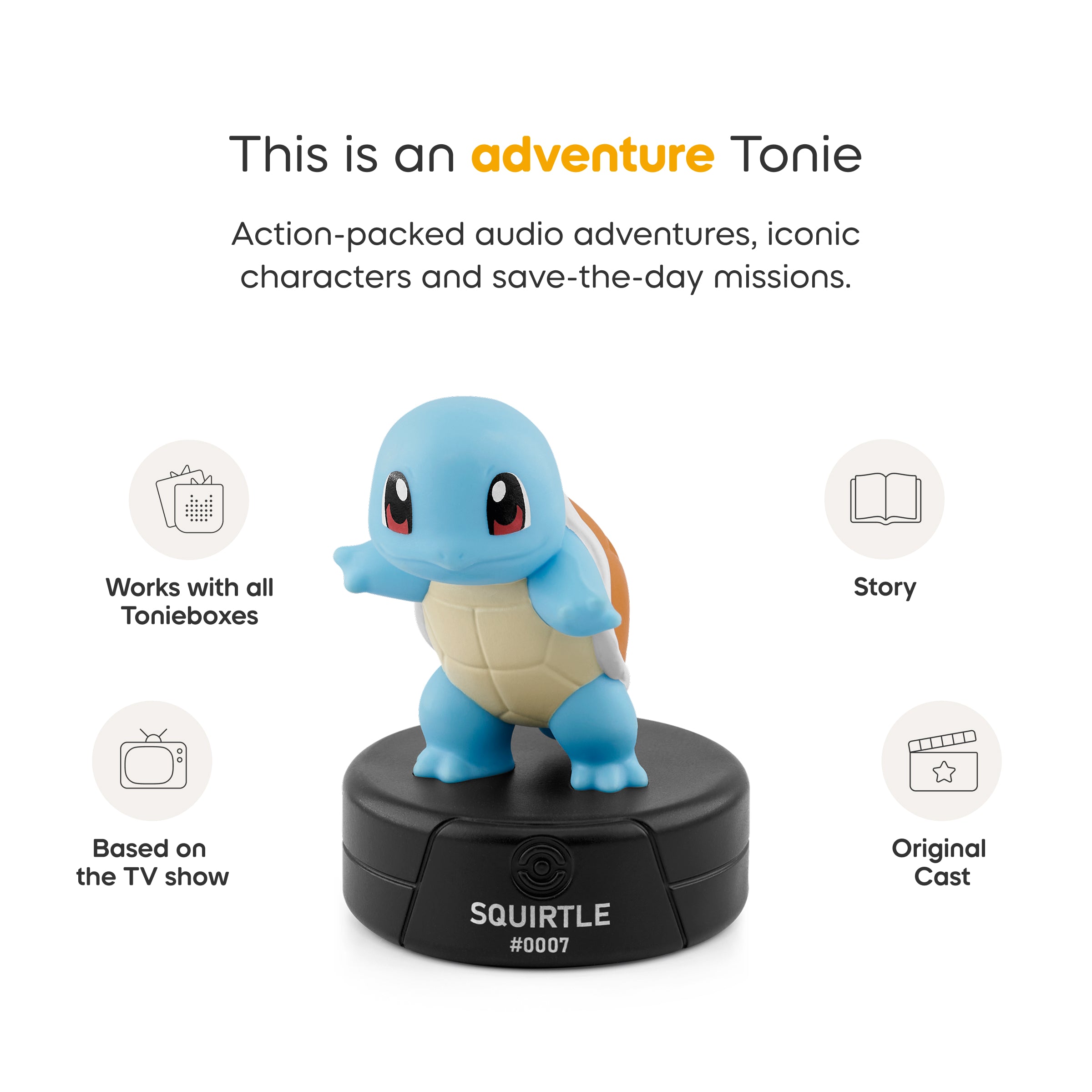 Tonies Pokémon Squirtle  Tonie Figure Audio Character
