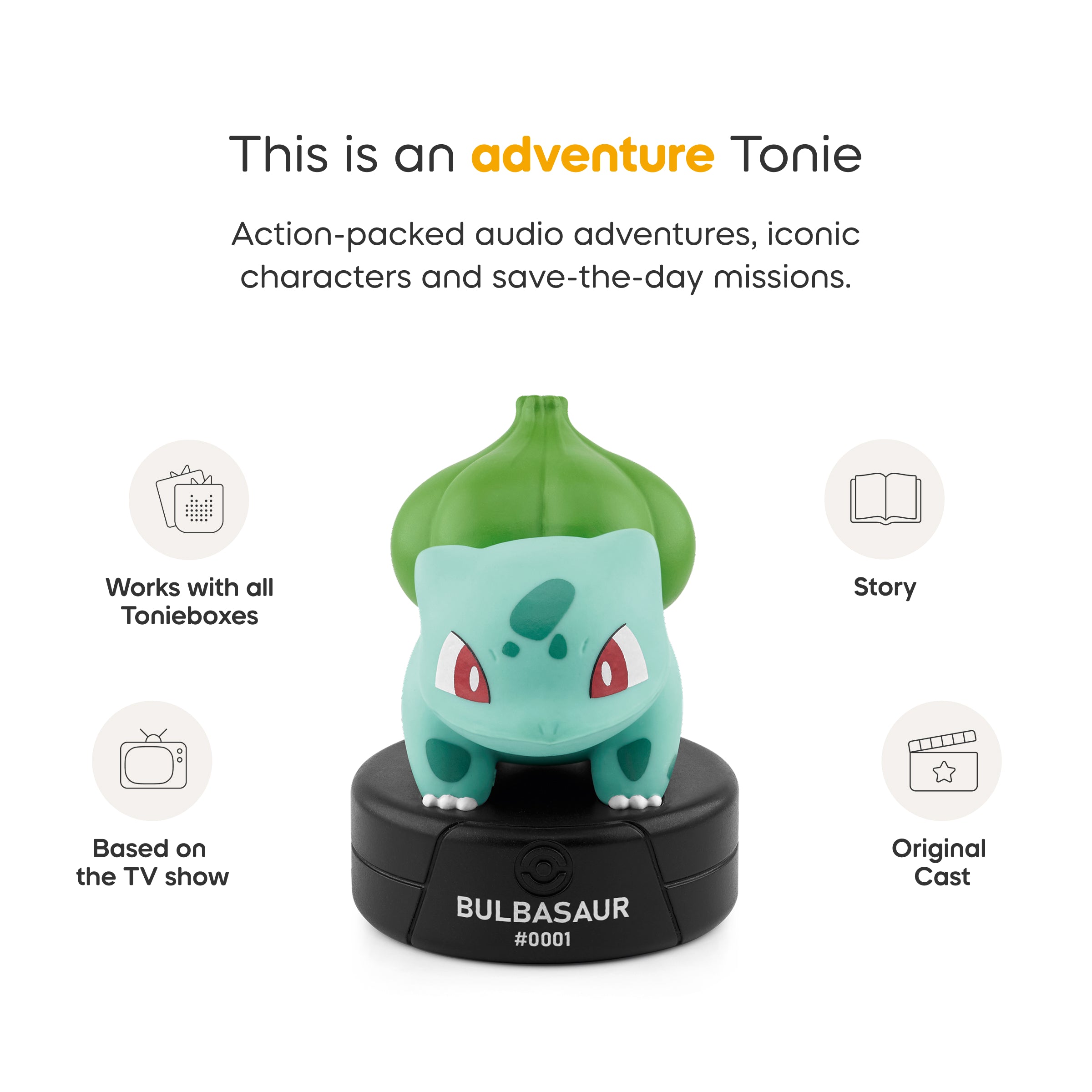 Tonies Pokémon Bulbasaur Tonie Figure Audio Character
