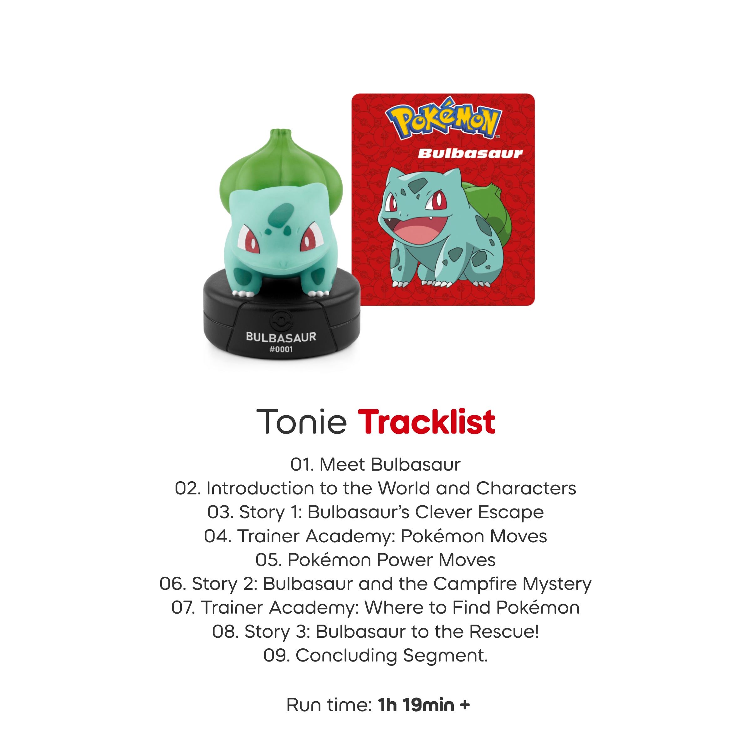 Tonies Pokémon Bulbasaur Tonie Figure Audio Character
