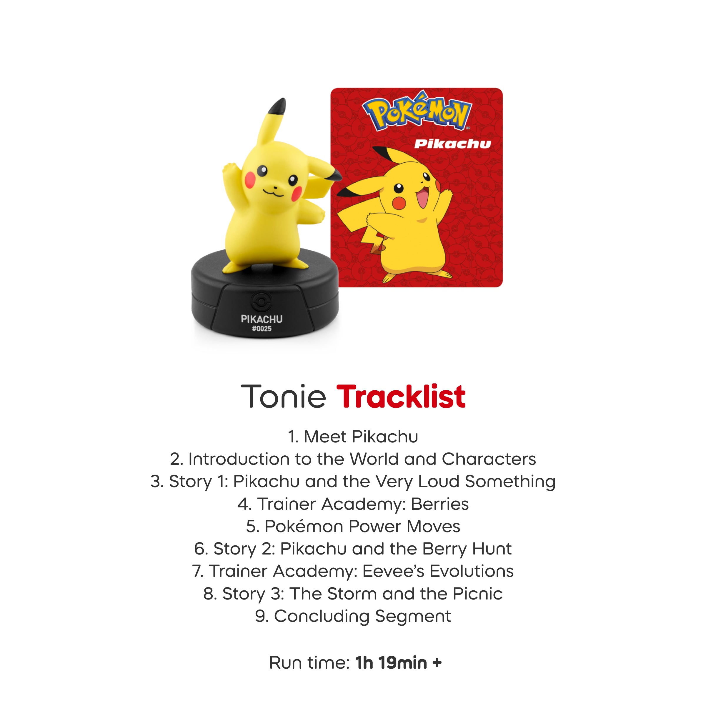 Tonies Pokémon  Pikachu Tonie Figure Audio Character