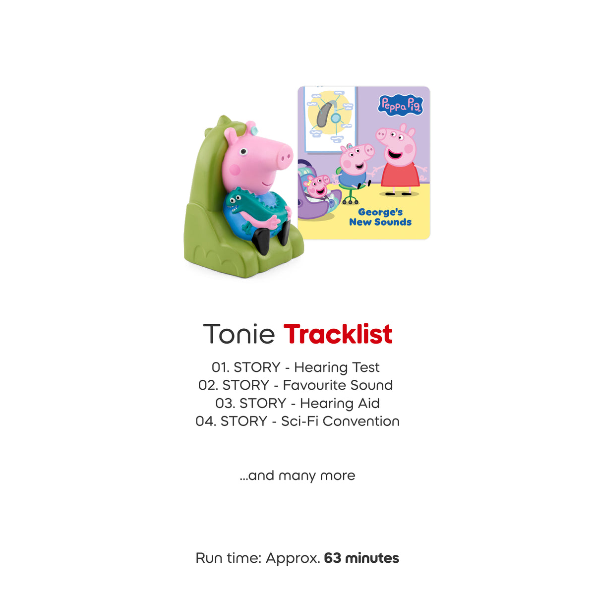 Tonies Peppa Pig George's New Sounds Audio Character Figure