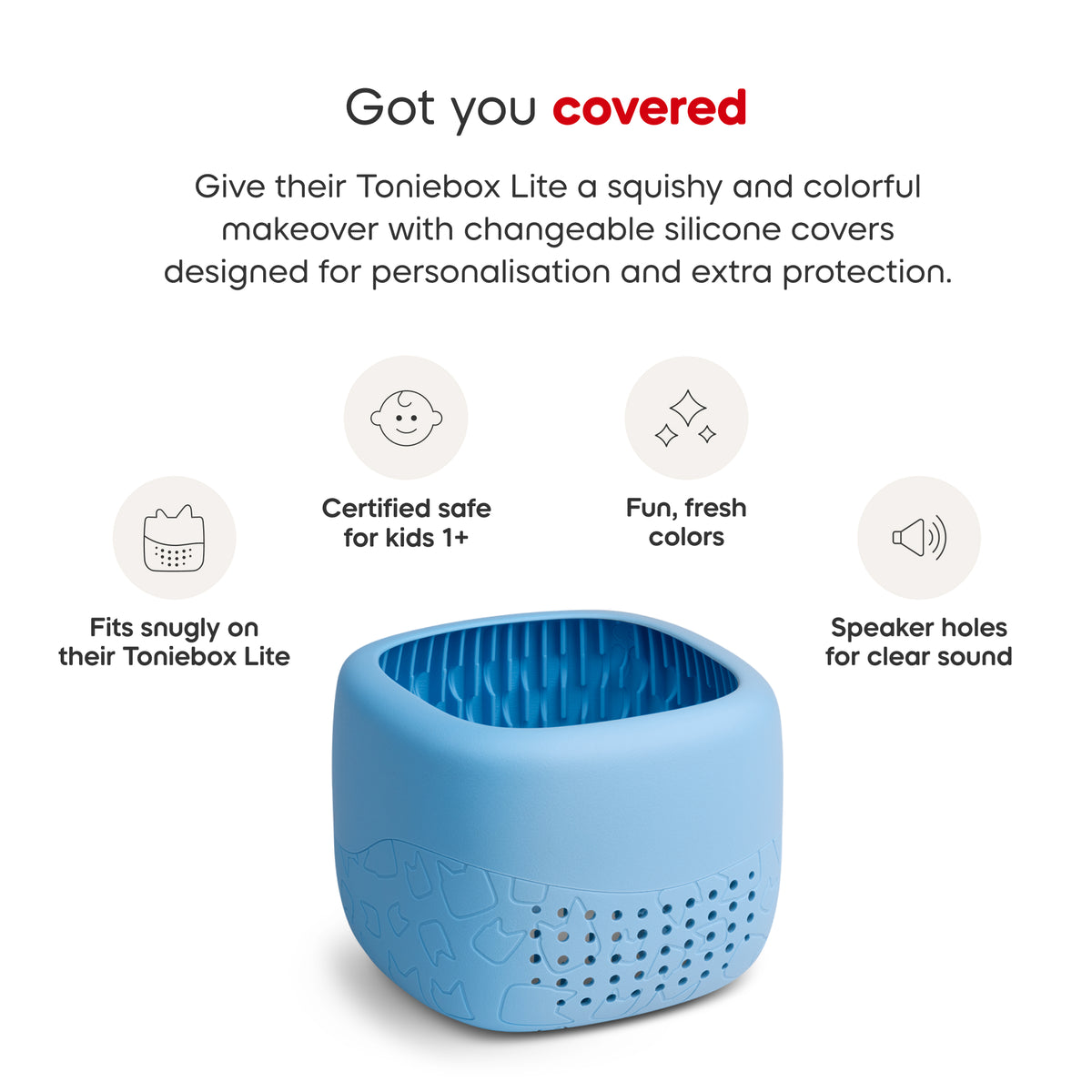 Tonies Toniebox Lite Cover Arctic Blue