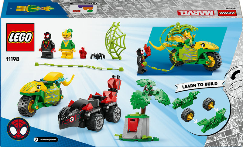 Lego® Marvel Spidey And His Amazing Friends Spin And Electro Dinosaur Vehicle Chase 11198