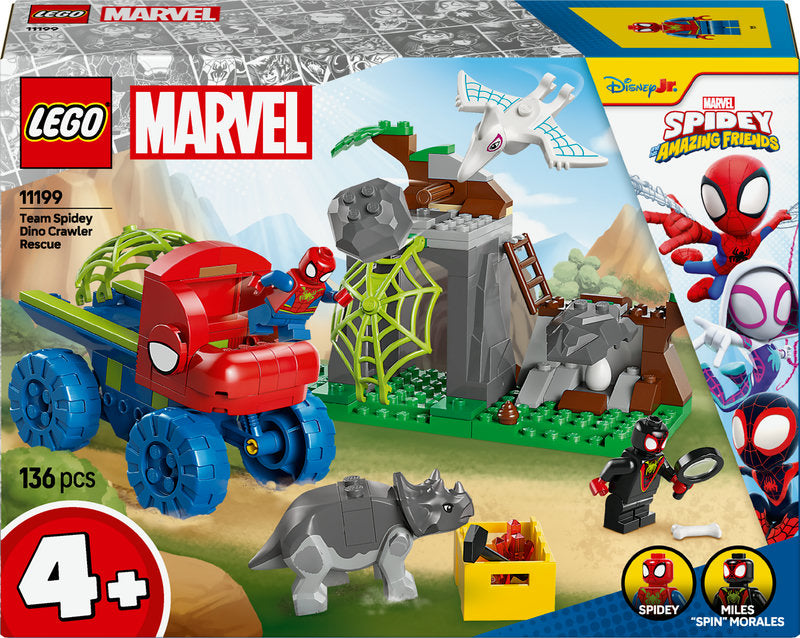 Lego® Marvel Spidey And His Amazing Friends Team Spidey Dino Crawler Rescue 11199
