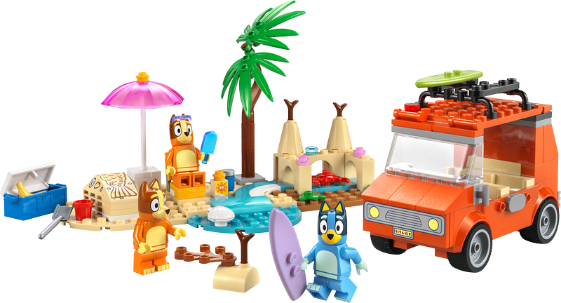 Lego Bluey: Bluey’s Beach & Family Car Trip 11202