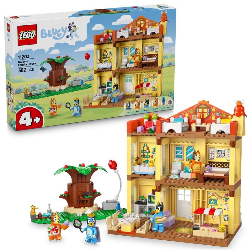 Lego Bluey: Bluey’s Family House Toy Playset 11203