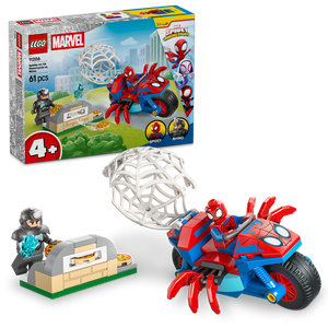 Lego® | Marvel Spidey And His Amazing Friends Spidey On His Motorcycle Vs. Rhino 11206