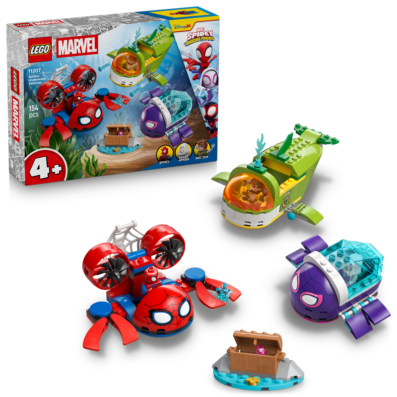 Lego® | Marvel Spidey And His Amazing Friends Spidey: Underwater Vehicles 11207