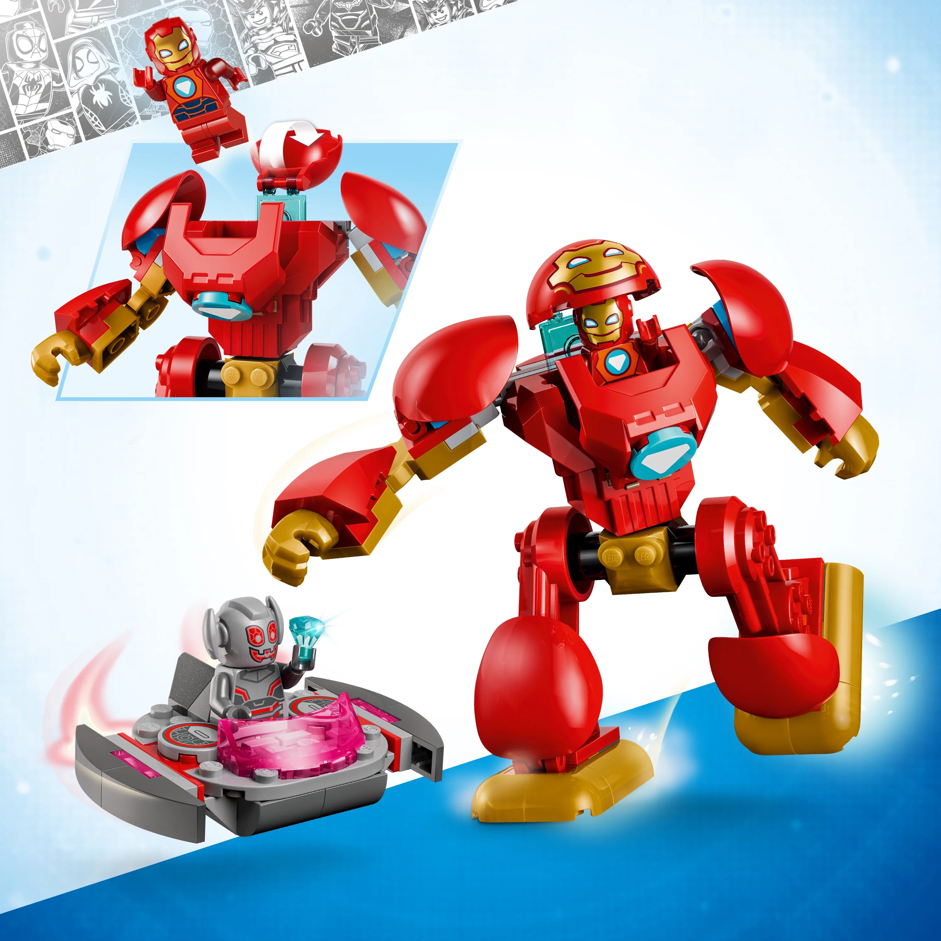 Lego | Marvel Iron Man And His Awesome Friends Ultron Vs. Iron Man 11209
