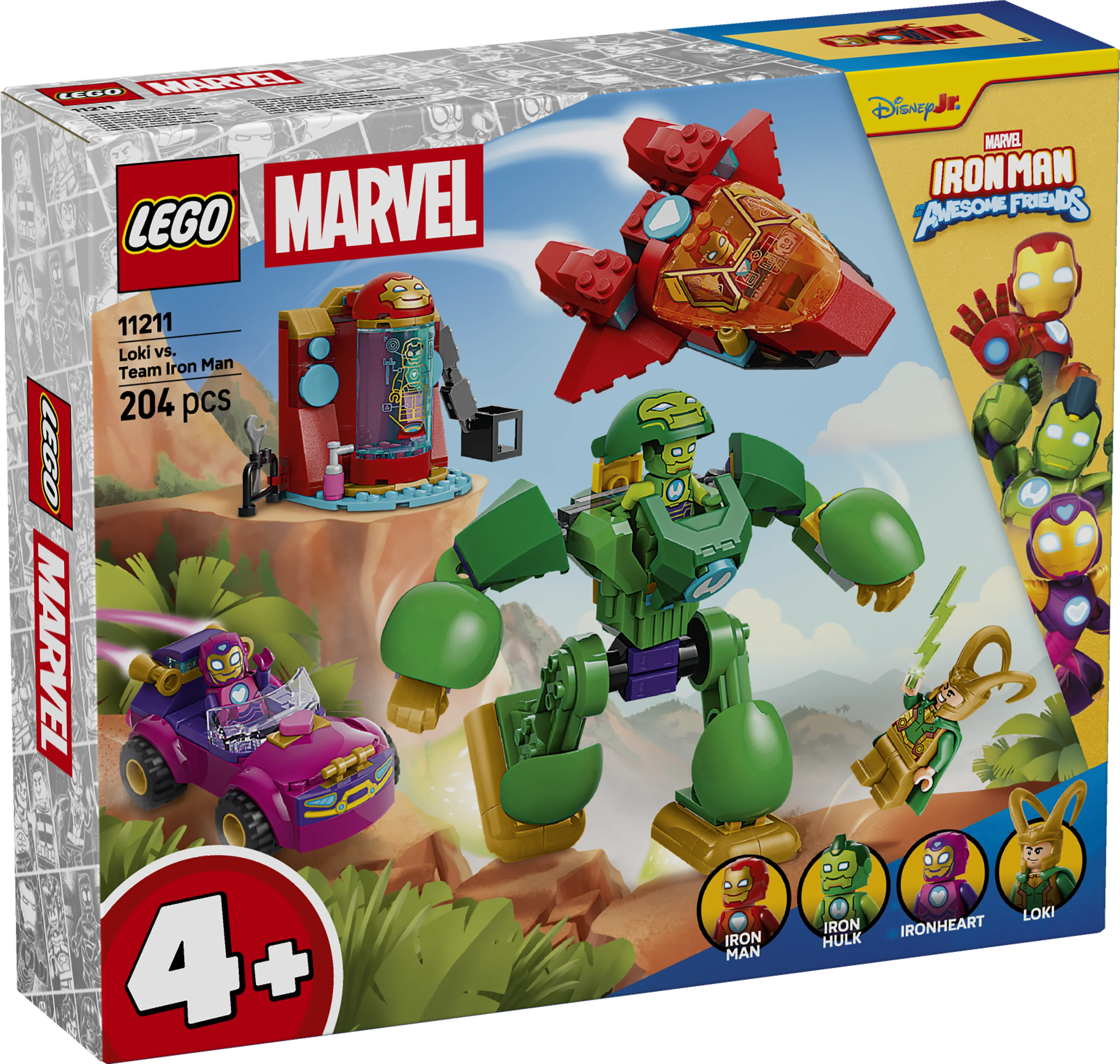 Lego | Marvel Iron Man And His Awesome Friends Loki Vs. Team Iron Man 11211