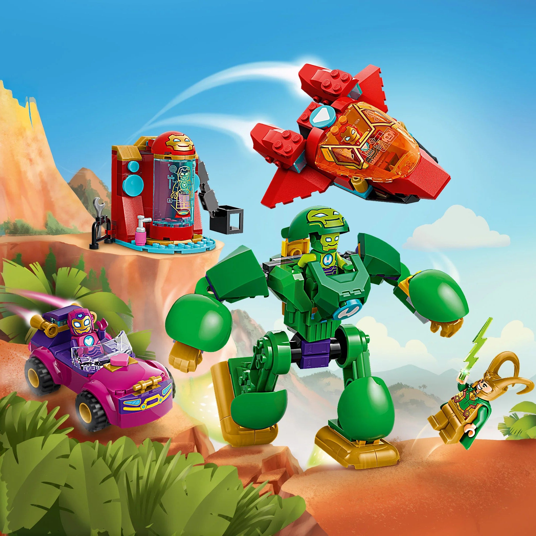 Lego | Marvel Iron Man And His Awesome Friends Loki Vs. Team Iron Man 11211