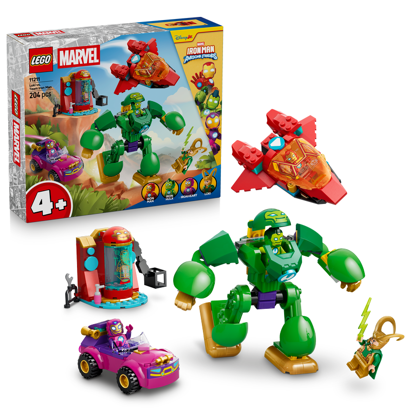 Lego | Marvel Iron Man And His Awesome Friends Loki Vs. Team Iron Man 11211