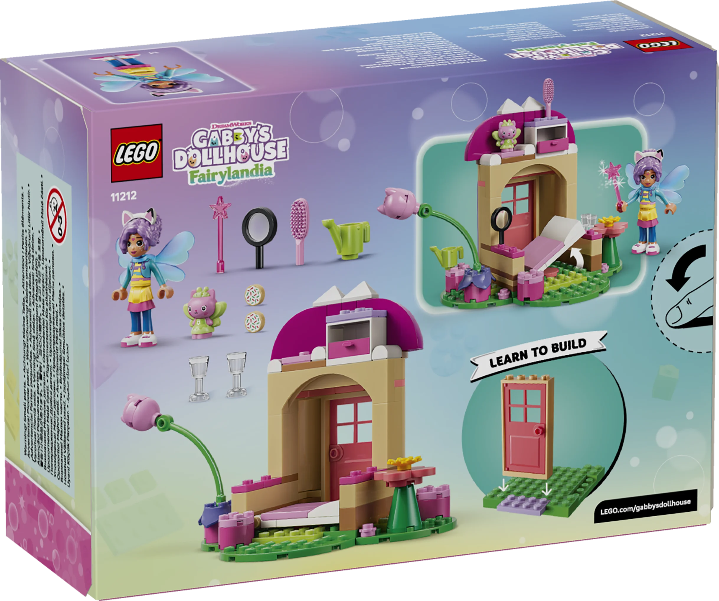Lego® Gabby’s Dollhouse Kitty Fairy’s Garden House Toy 11212
