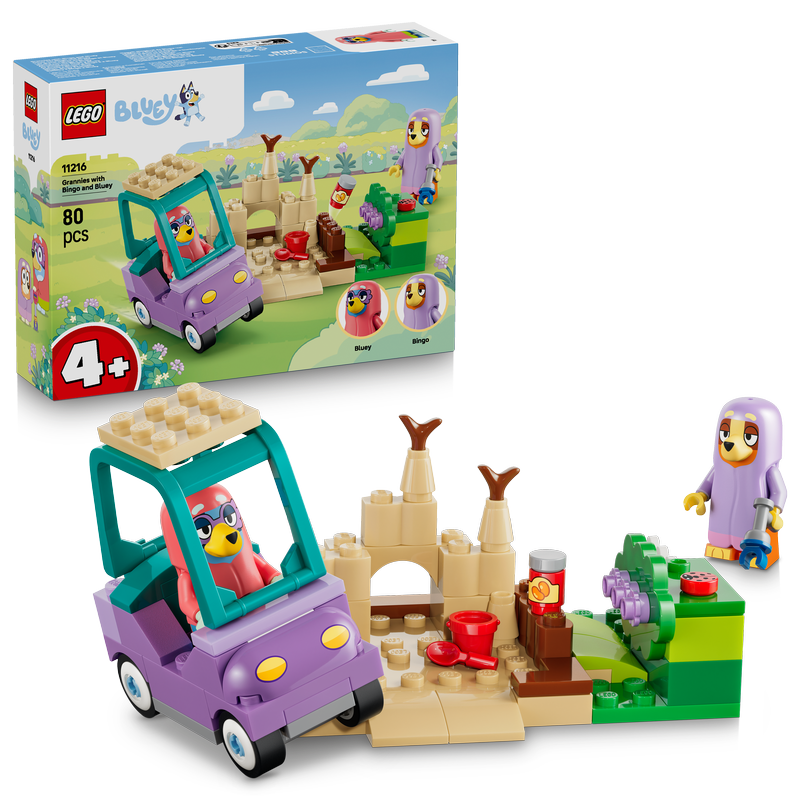 Lego Bluey Grannies With Bingo And Bluey Toy 11216