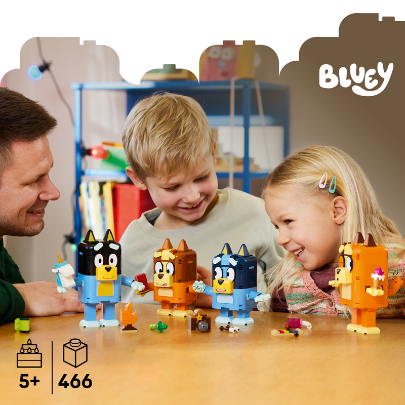 Lego Bluey Brick-Built Bluey Family Figures 11217