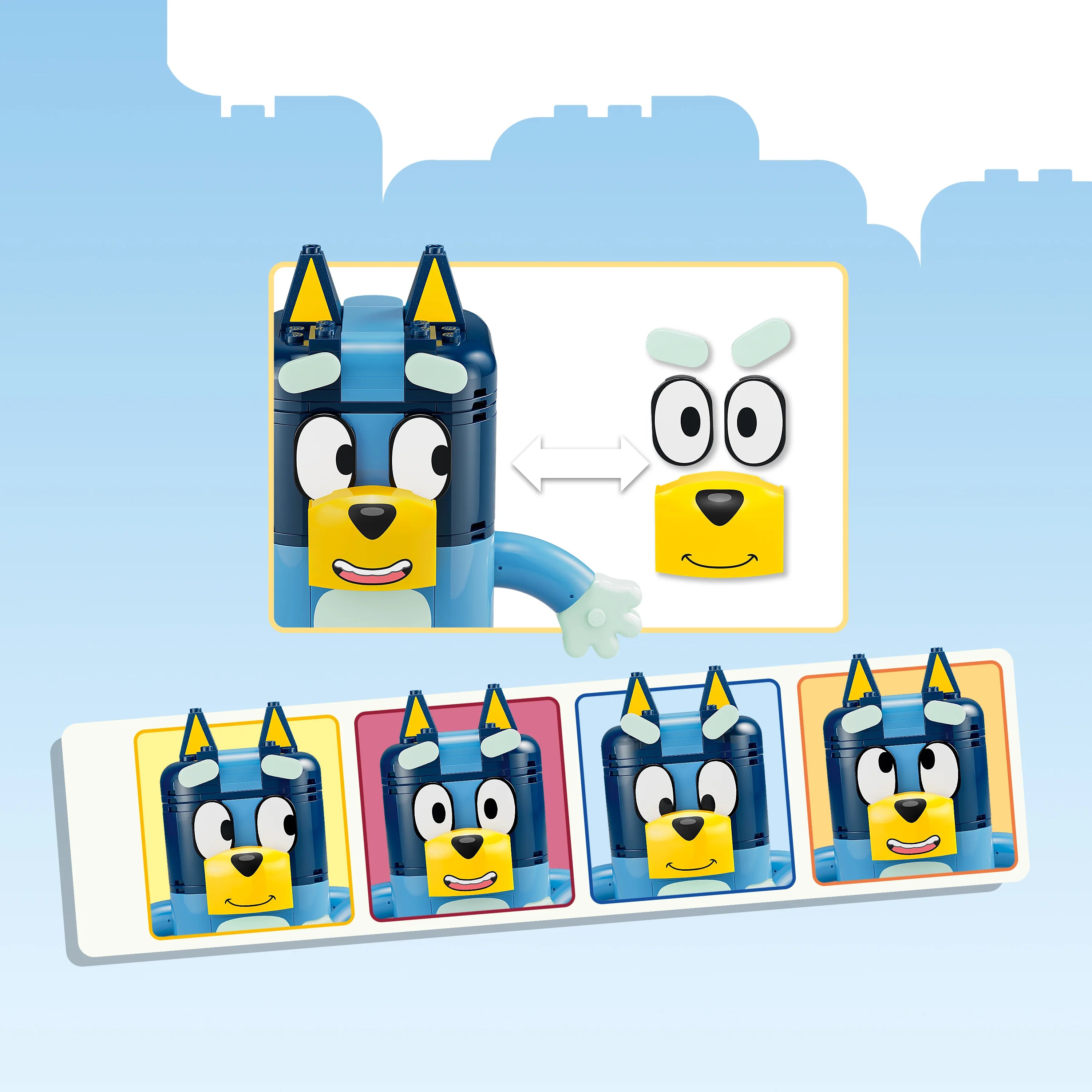 Lego Bluey Brick-Built Bluey Family Figures 11217