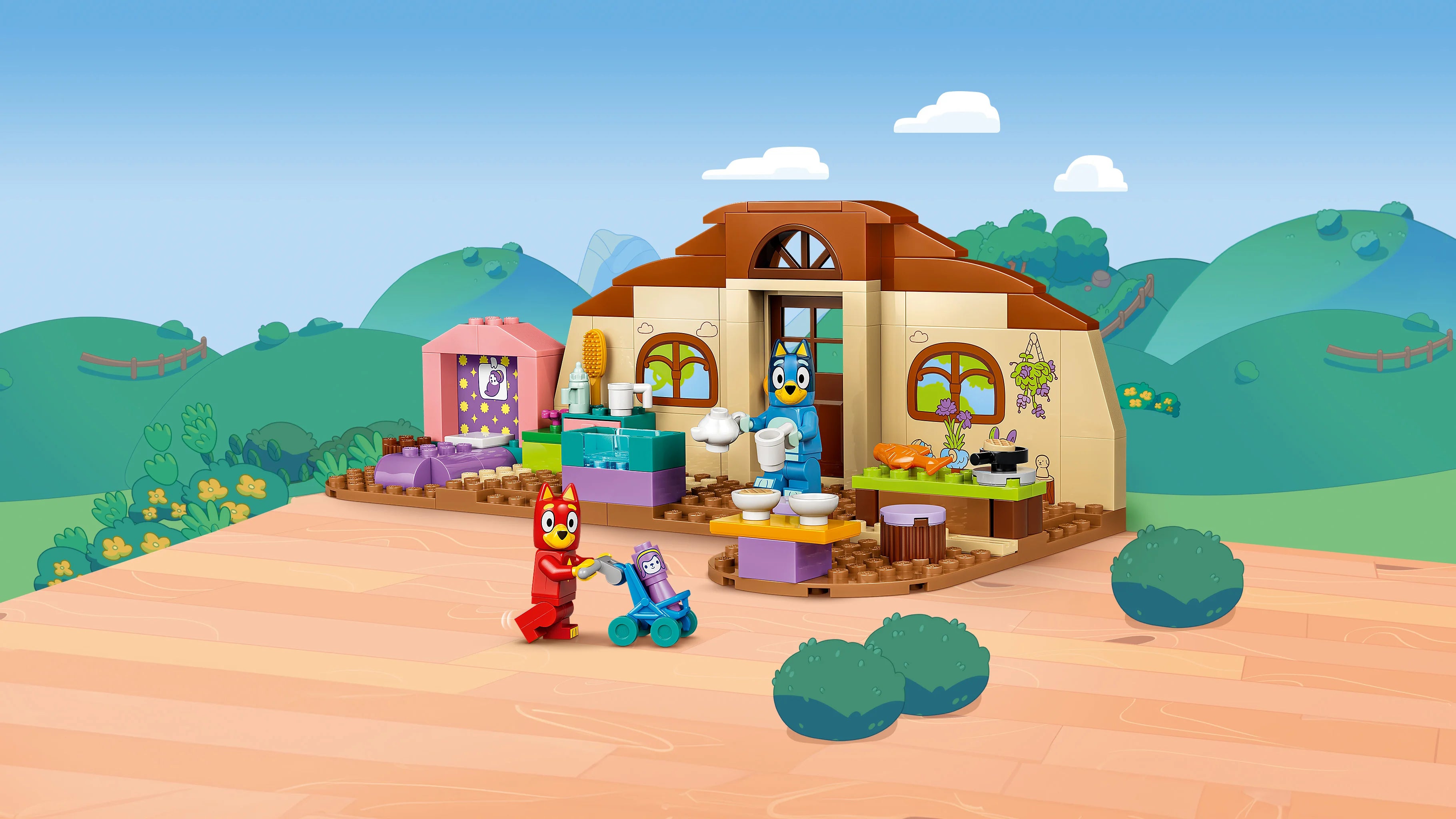 Lego Bluey School With Rusty And Bluey Toy 11221