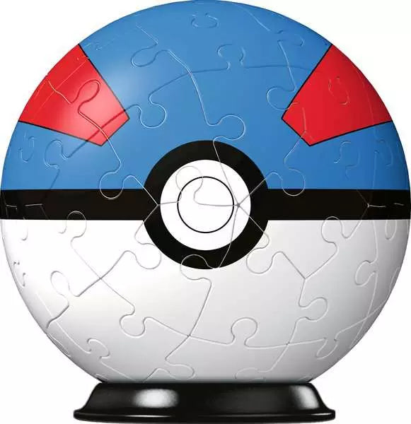 Ravensburger Pokemon Pokeball 54 Piece 3D Jigsaw Puzzle Assortment