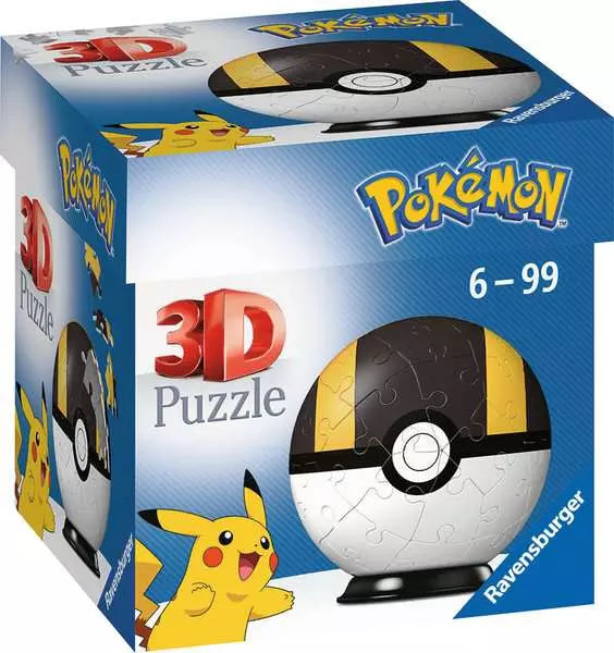 Ravensburger Pokemon Pokeball 54 Piece 3D Jigsaw Puzzle Assortment