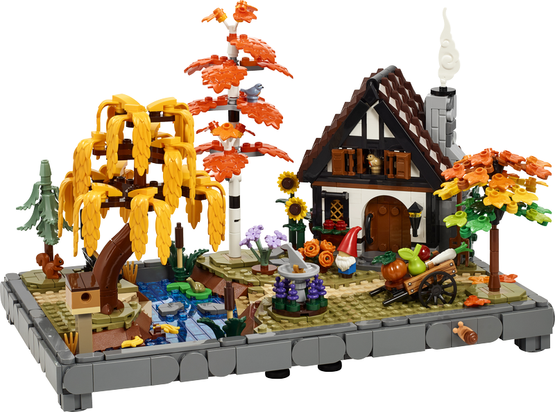 Lego® Icons Autumn Cottage Garden Model Building Kit 11372