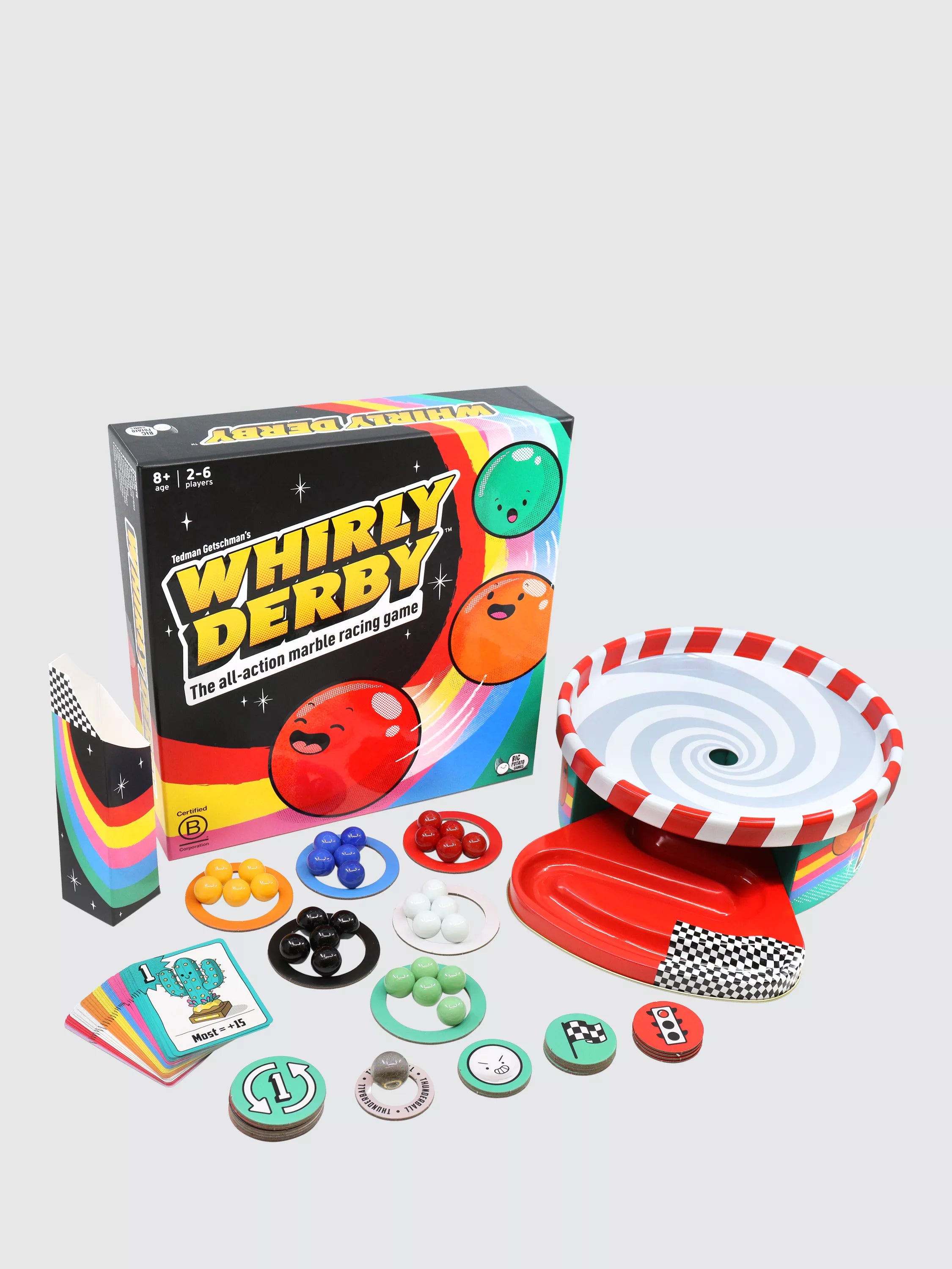 Whirly Derby The All Action Marble Racing Game