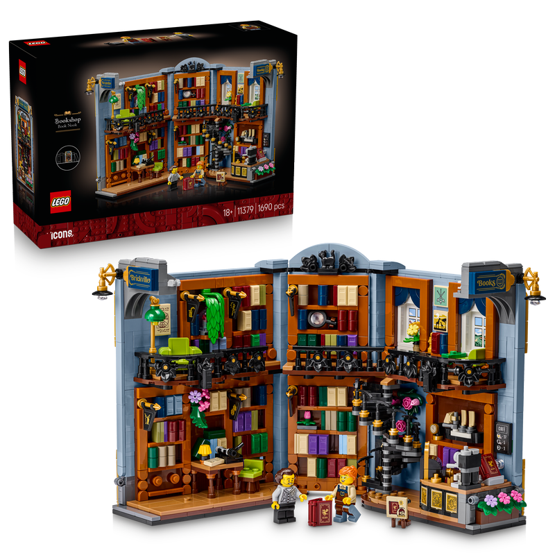 Lego Icons Bookshop: Book Nook Building Set 11379