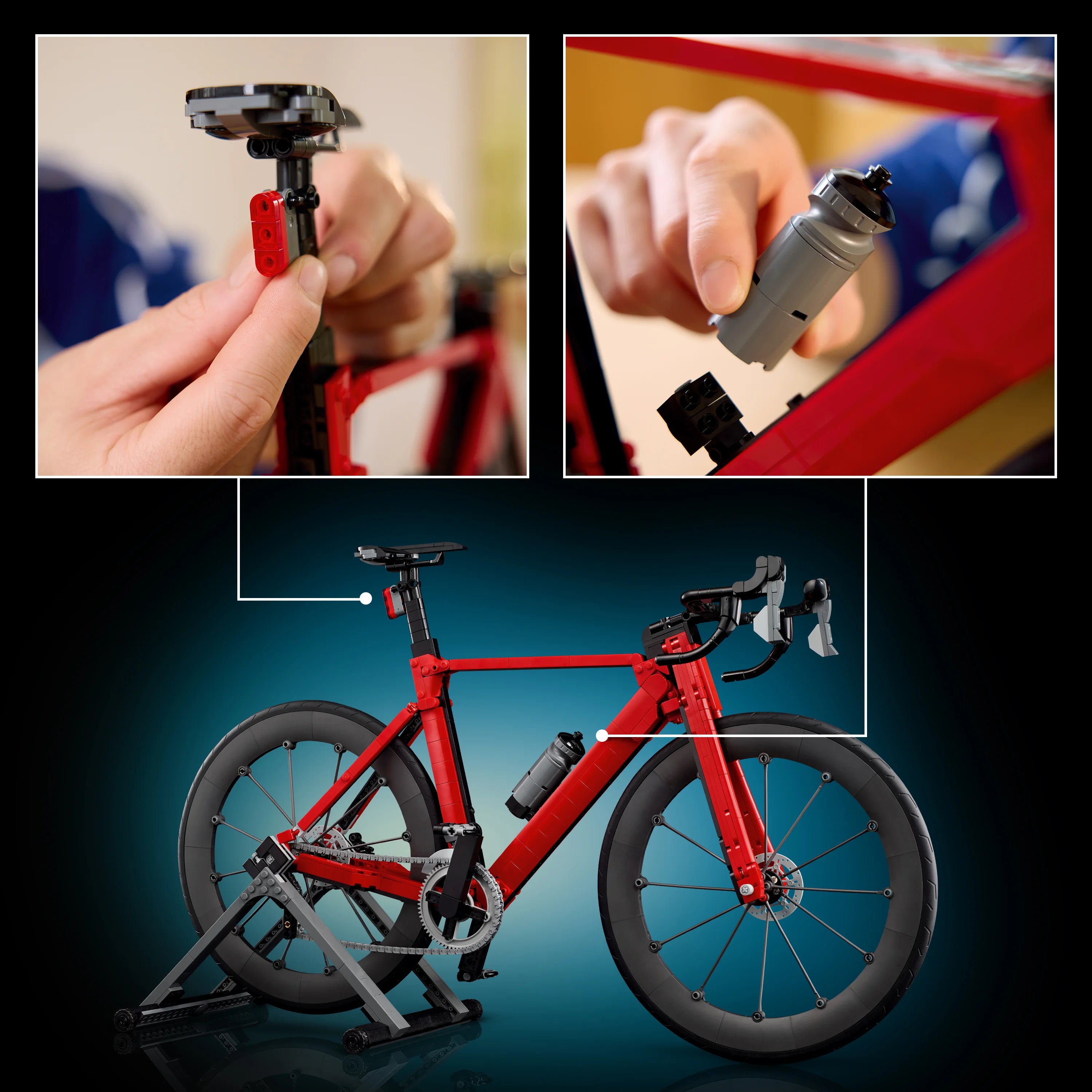 Lego Icons Road Bike Building Set For Adults 11380