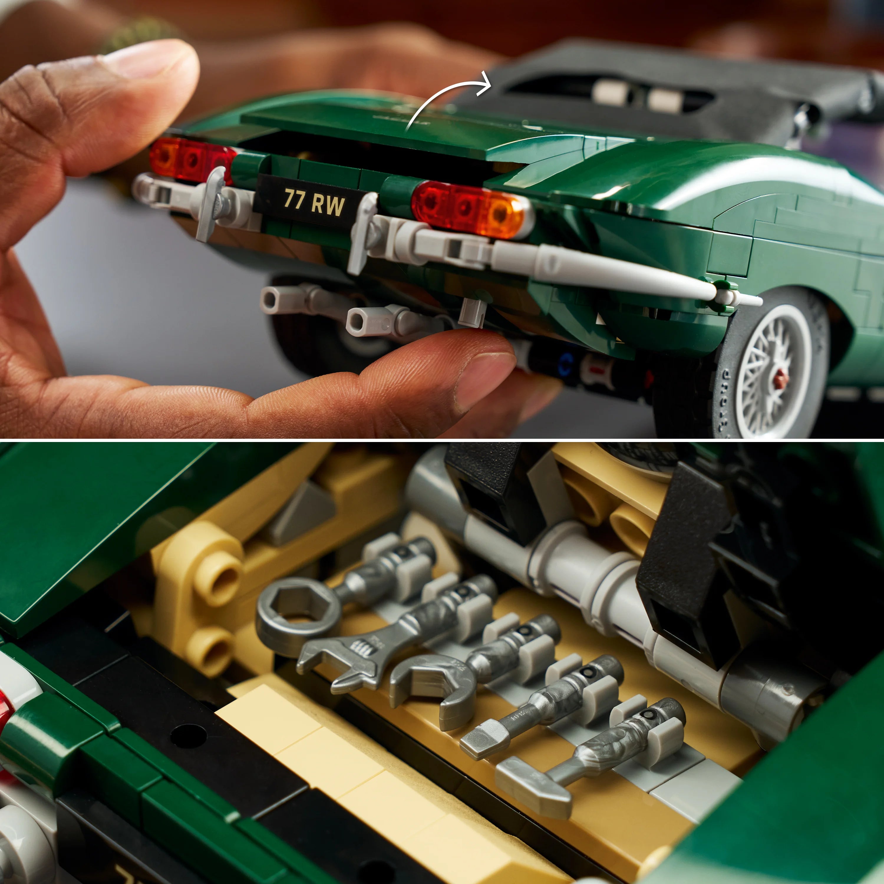 Lego Icons Jaguar E-Type Classic Sports Car 11381