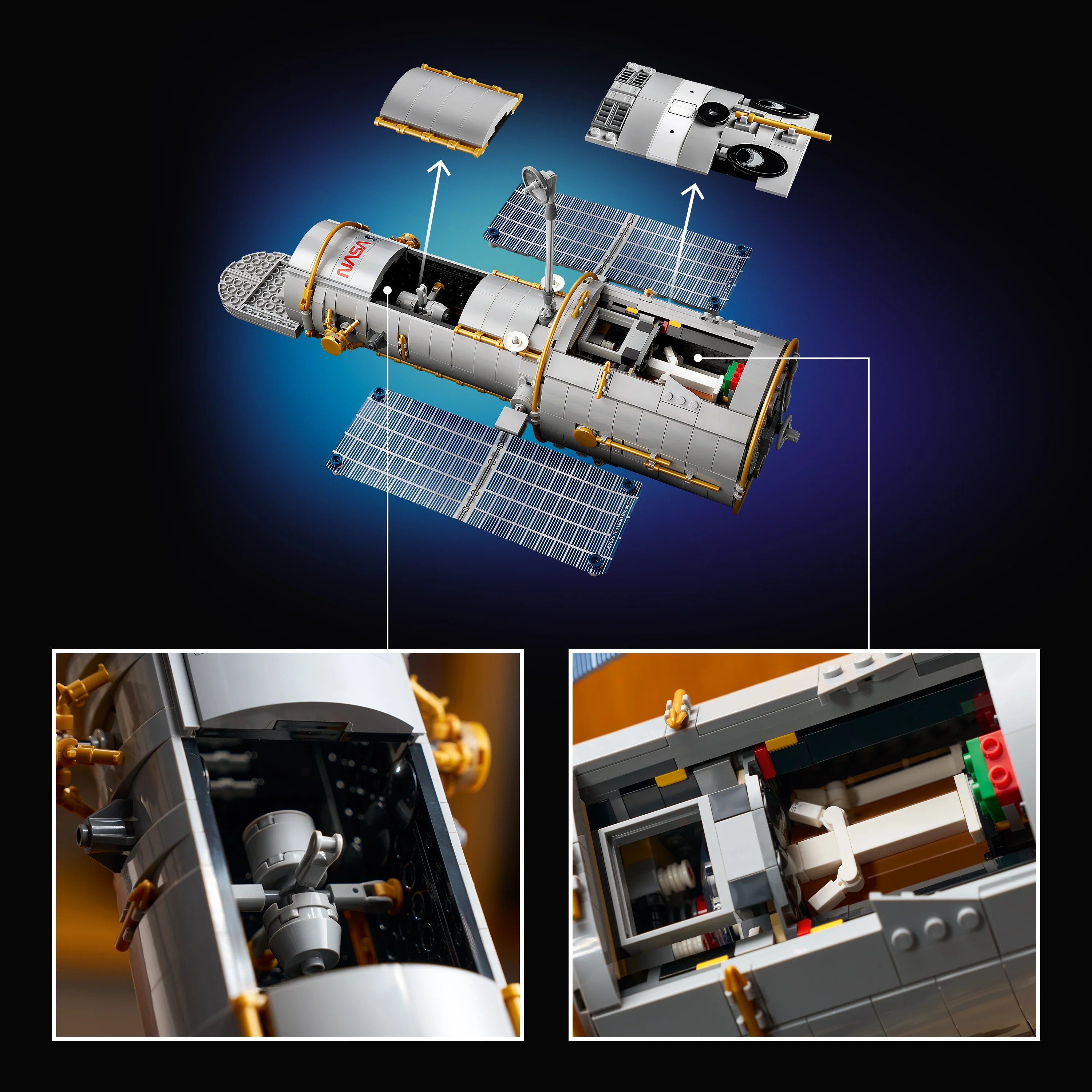 Lego Icons Hubble Space Telescope Building Set 11382
