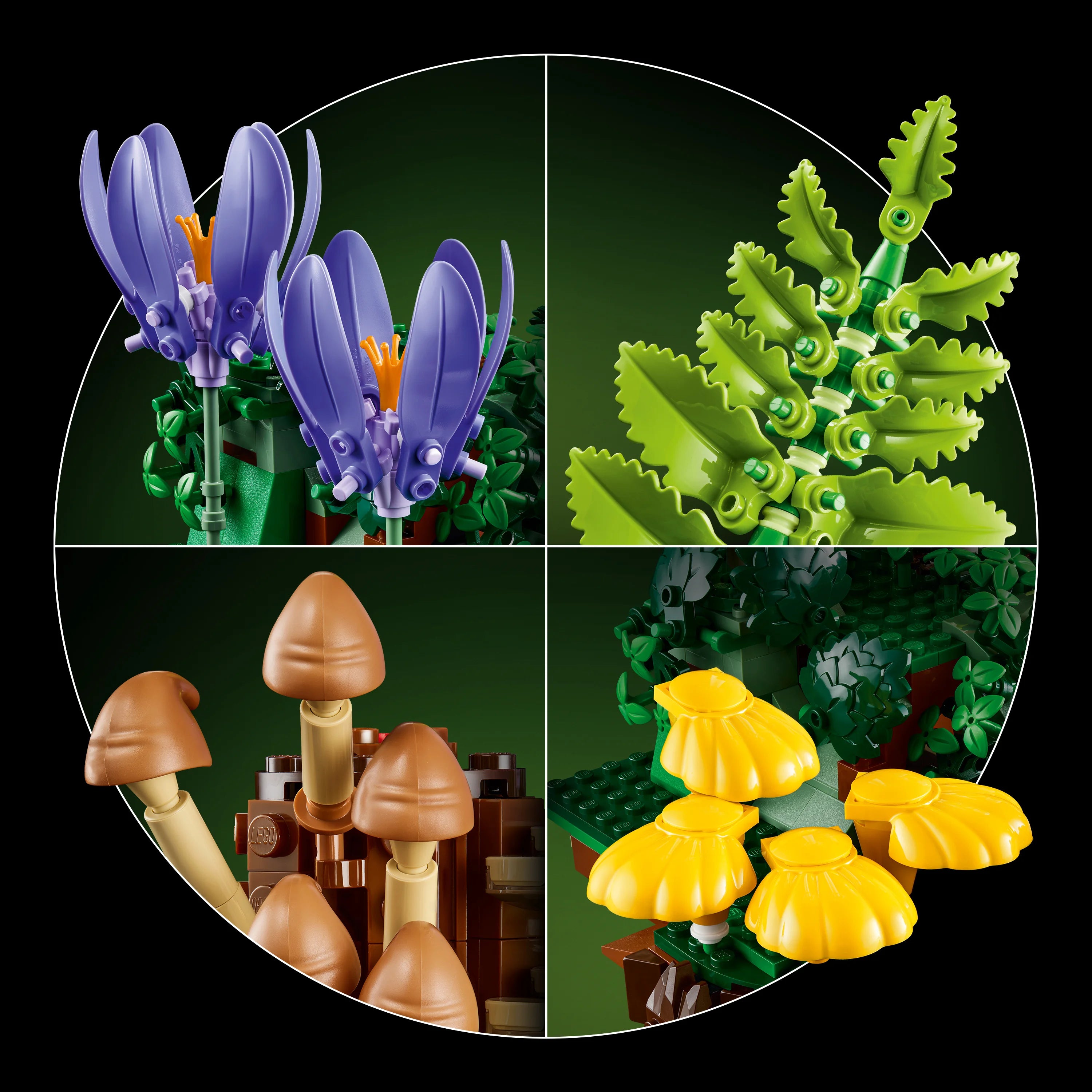 Lego Botanicals Woodland Mushrooms Decor Set 11505