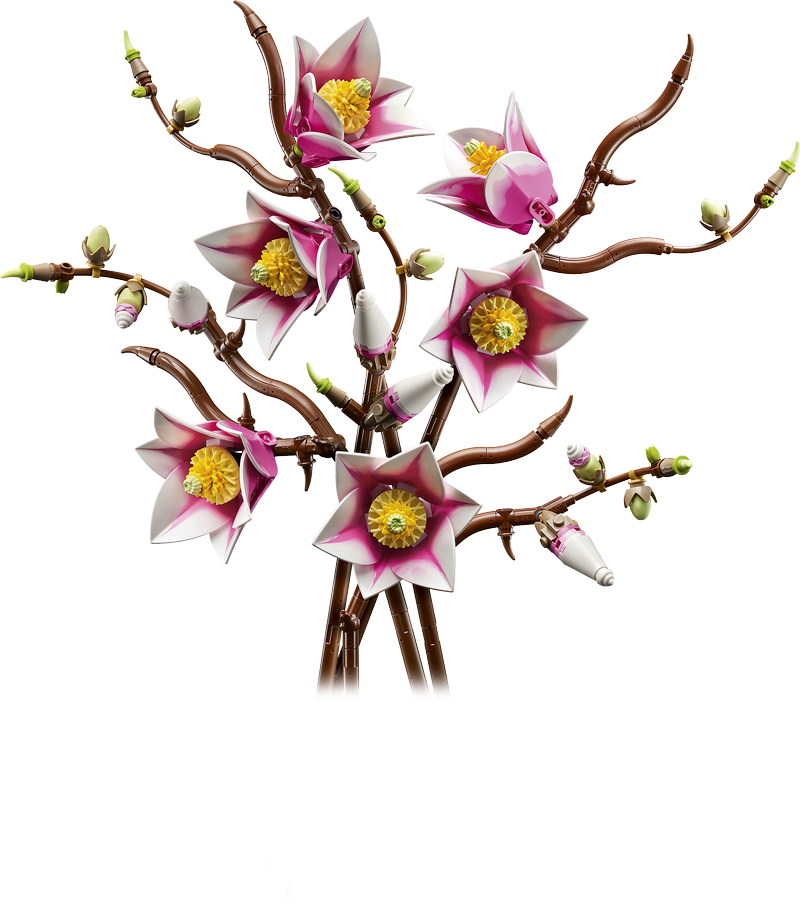 Lego Botanicals Magnolia Branches Flower Decor 11510