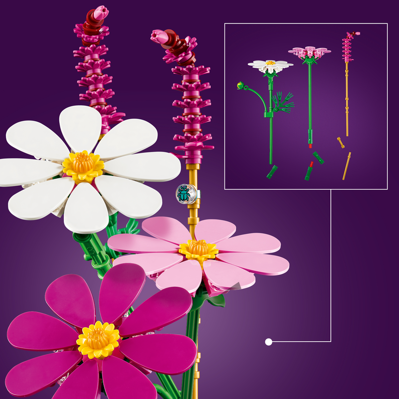 Lego Botanicals Cosmos Flowers Building Set 11514