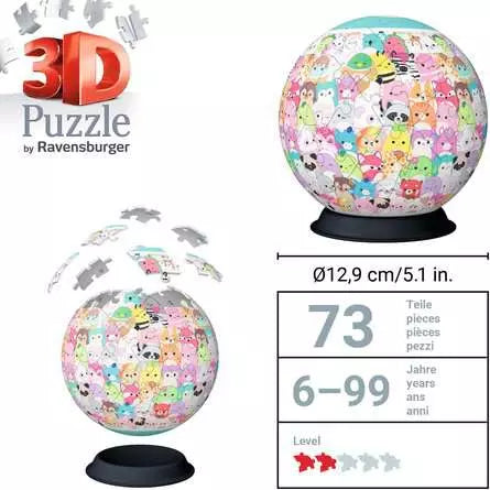 Ravensburger Squishmallows 72 Piece 3D Jigsaw Puzzle