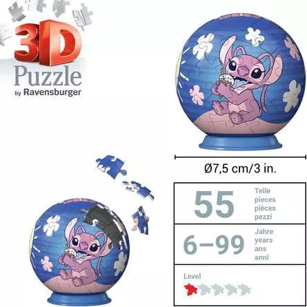 3D Puzzle Ball Disney Stitch Assortment